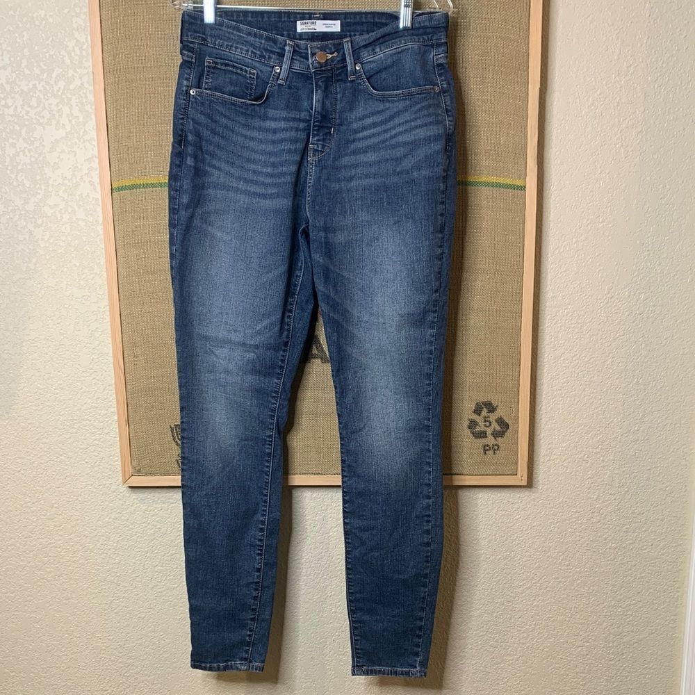 Signature by Levi Strauss Dark Blue Skinny Jeans
